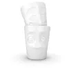 FIFTYEIGHT PRODUCTS FIFTYEIGHT 350 ml muki - Amused & Bewildered valkoinen