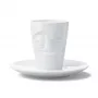 FIFTYEIGHT PRODUCTS espressokuppi kahvalla 80 ml - Mischievous White
