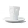 FIFTYEIGHT PRODUCTS espressokuppi kahvalla 80 ml - Cheerful White