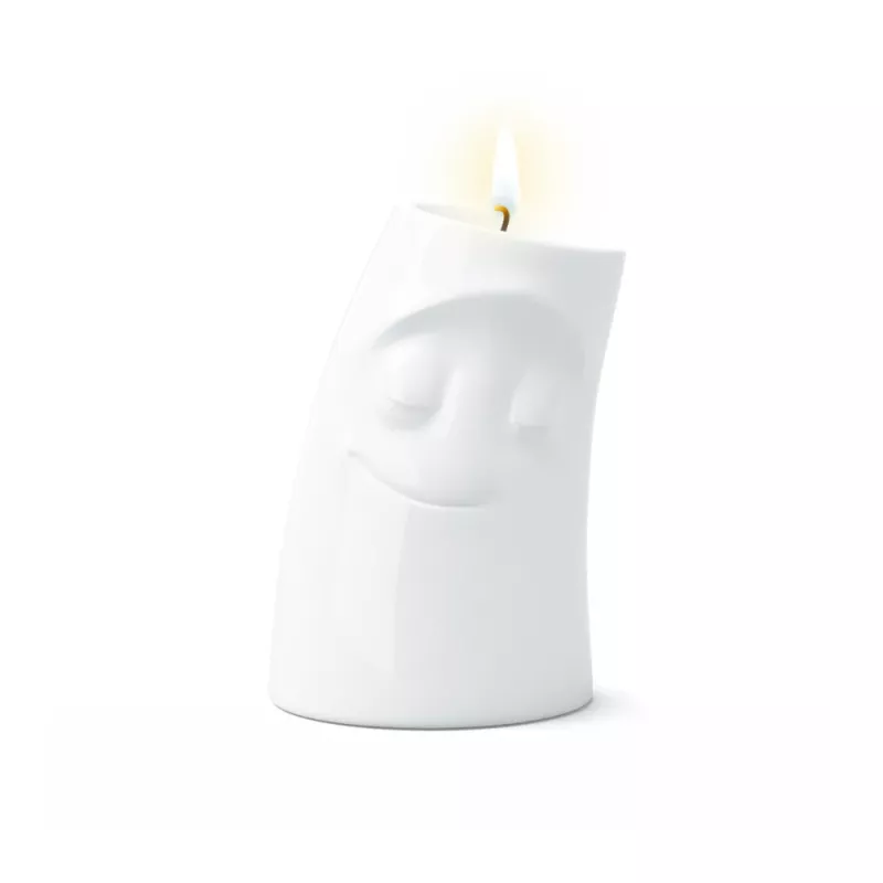FIFTYEIGHT PRODUCTS Kerzenschmusie VERSCHMUST iso kynttilänjalka valkoinen