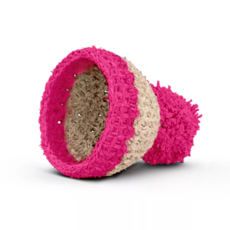 FIFTYEIGHT PRODUCTS munakuppi Mützchen ivory/magenta - värikasetti