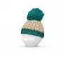 FIFTYEIGHT PRODUCTS munakuppi Beanie ivory/emerald