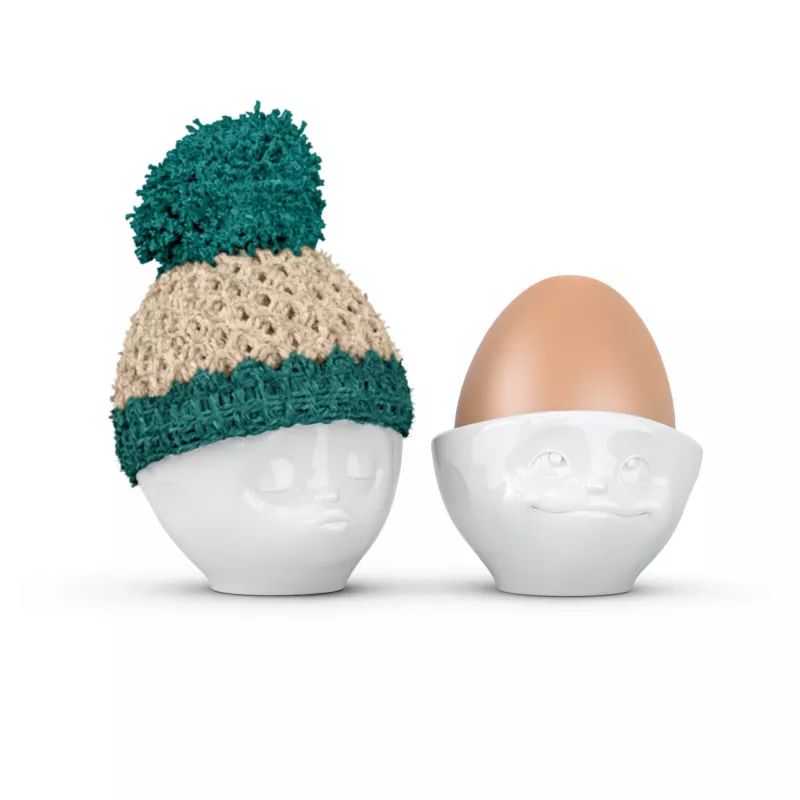 FIFTYEIGHT PRODUCTS munakuppi Beanie ivory/emerald