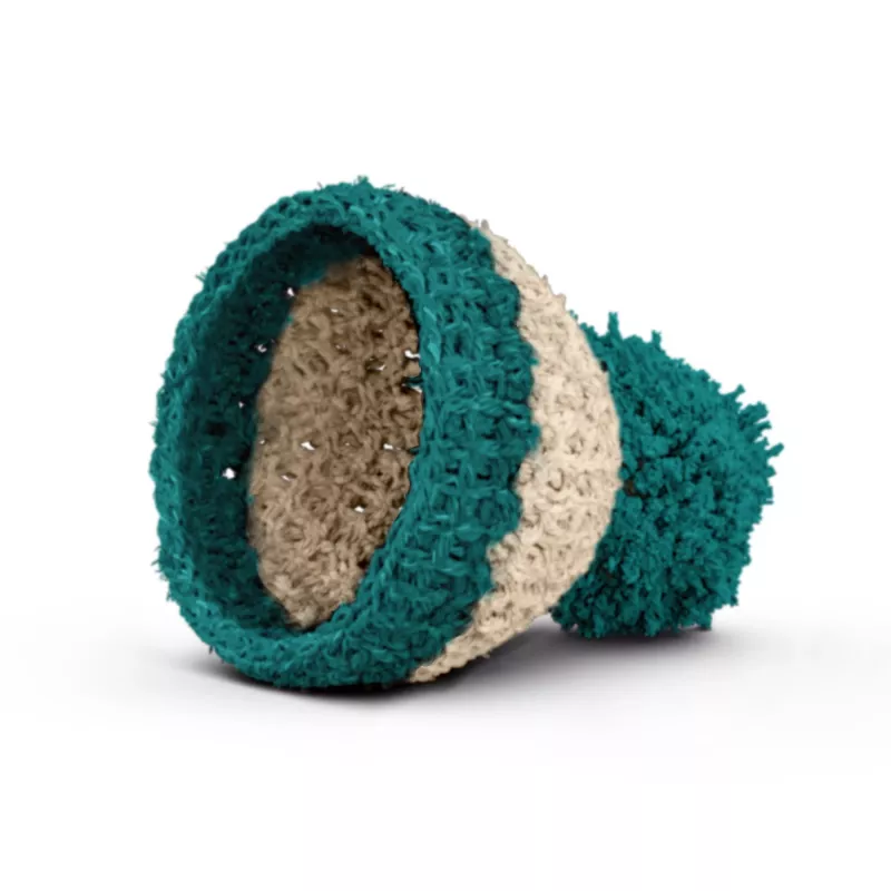 FIFTYEIGHT PRODUCTS munakuppi Beanie ivory/emerald