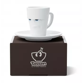 FIFTYEIGHT PRODUCTS espressokuppi kahvalla 80 ml - Grumpy White