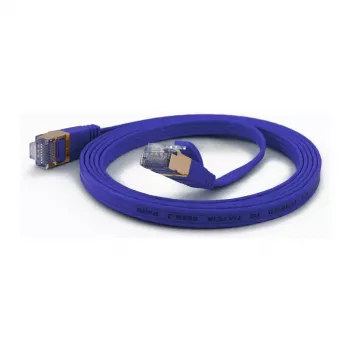 wantecWire CAT6A Extra Flat FTP verkkokaapeli 1,0m sininen