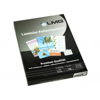 LMG laminointikalvot kiiltävä käyntikorttikoko 100 kpl