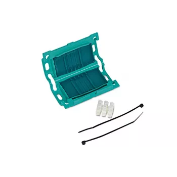 HellermannTyton nippusidekiinnike 435-00650 vihreä polypropeeni itseliimautuva 47x27mm