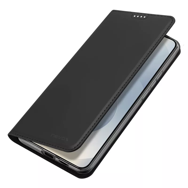 Nevox Vario Series Book Case -kotelo Samsung Galaxy S26 Plus, musta