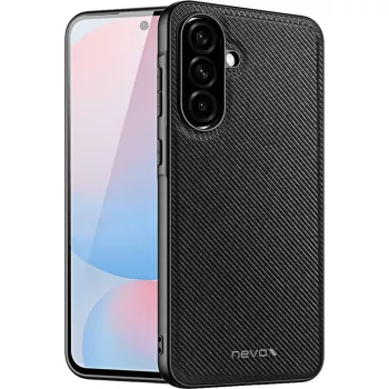 Nevox StyleShell NYLO -kotelo Samsung Galaxy A57 5G, musta (2606)