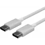 SHIVERPEAKS Flexline USB-C USB-C -lataus- ja synkronointikaapeli, USB 2.0, ABS, valkoinen, 1,0 m (FL31-12051)