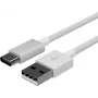 ShiverPeaks Flexline USB-lataus- ja synkronointikaapeli, USB-A USB-C, 2.0, ABS, valkoinen, 1,5 m (FL31-13042)