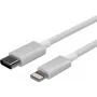 SHIVERPEAKS Flexline USB-C Lightning -kaapeli, PD, valkoinen, 1,0 m (FL31-13051)