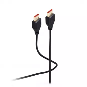 SHIVERPEAKS Flexline DisplayPort -kaapeli 1.4, liitin liittimeen, UHD 8K, extra ohut, musta, 1,0 m (FL31-69025)