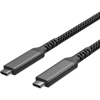 ShiverPeaks Flexline USB-C–USB-C-kaapeli, USB 3.2 Gen 2, 100W PD, nylonpunos, 2 m (FL31-75007)