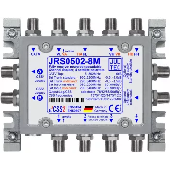 JULTEC JRS0502-8M yksikaapeli-multiswitch 5/2/8 UB