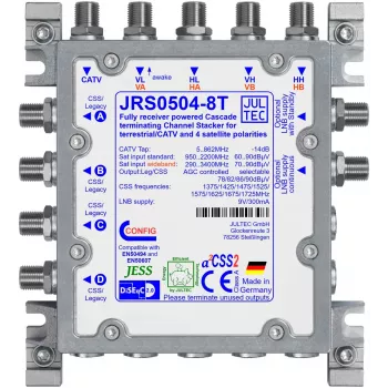 JULTEC JRS0504-8T yksikaapeli-multiswitch 5/4/8 UB