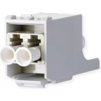 METZ CONNECT OpDAT LC duplex monimuotimoduuli, keraaminen ferrule, beige