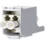 METZ CONNECT OpDAT LC duplex monimuotimoduuli, keraaminen ferrule, beige