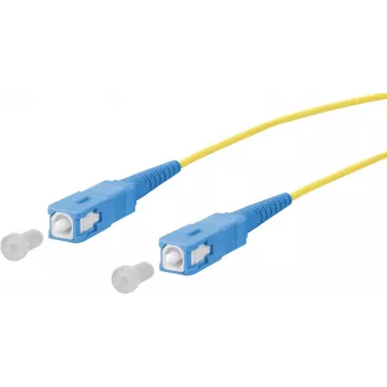 METZ CONNECT OpDAT -liitäntäkaapeli SC-SC OS2 5,0 m keltainen 2,0 mm