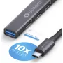 PureLink sonero USB 3.2 Gen1x1 -keskitin - 4 porttia USB-A uros - 0,50 m - Space Grey