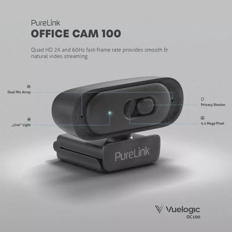 PureLink verkkokamera kotitoimistoon, live-streamingiin ja etäopetukseen (VL-OC100)