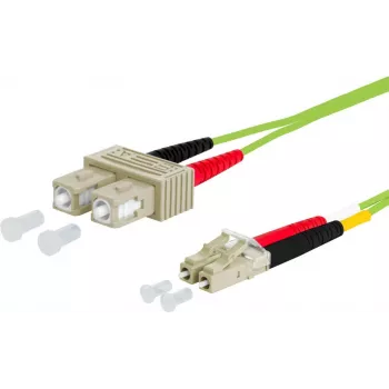 METZ CONNECT OpDAT patchkaapeli SC-duplex/LC-duplex OM5 2 m