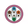 METZ CONNECT Cat.6A kytkentäkaapeli 1308451002-E, violetti, 1 m