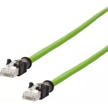 Metz Connect CAT 6a S/FTP -patchkaapeli 1 m vihreä PUR-päällyste