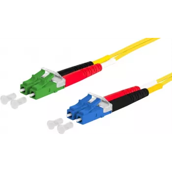 METZ CONNECT OpDAT patchkaapeli LC-duplex - LC-duplex APC OS2 yksimuotokaapeli 3,0 m