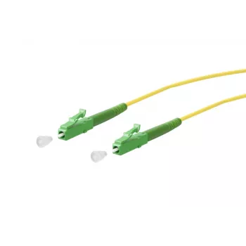 METZ CONNECT OpDAT patchkaapeli LC-S APC/LC-S APC OS2 duplex 5 m keltainen