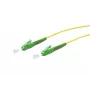METZ CONNECT OpDAT patchkaapeli LC-S APC/LC-S APC OS2 duplex 5 m keltainen
