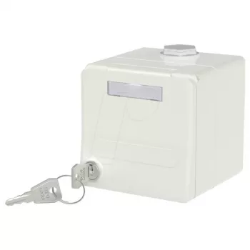 METZ CONNECT IP44 moduulin pinta-asennuskotelo kansilevyllä 1309470002-I