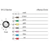METZ CONNECT verkkokaapeli - 8-napainen M12 (S)