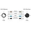 METZ CONNECT Verkkokaapeli M12 (4-napainen)