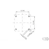 METZ CONNECT IP44 pinta-asennuskotelo harmaa Keystone-moduulille 1309470003KI