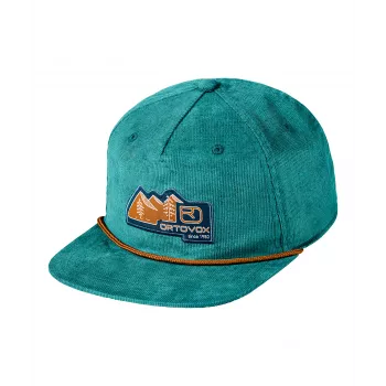 Ortovox Vintage Badge Cap - Pacific Green, koko M