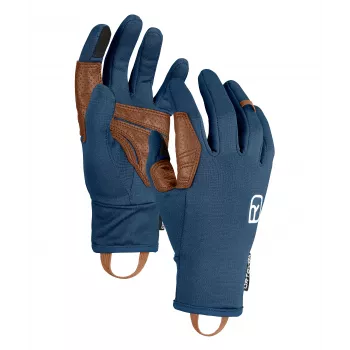 Ortovox Fleece Light käsineet - Deep Ocean M