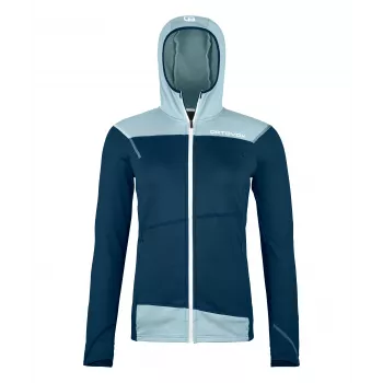 Naisten huppari Ortovox Fleece Light - Deep Ocean