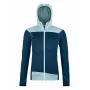 Ortovox Fleece Light Hoody naisten - Deep Ocean