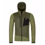 Ortovox Fleece Grid hupullinen collegepaita miesten L Wild Herbs