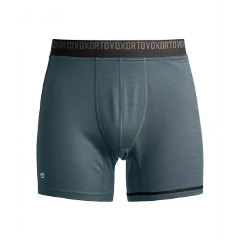 Ortovox 185 Rock N Wool Boxer lämpöalushousut - Dark Arctic Grey, koko S
