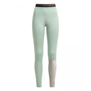 Ortovox 185 Rock N Wool Long Pants naisten lämpöalusvaatteet - Green Acid, koko S