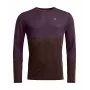 Ortovox 185 Rock N Wool Long Sleeve - Dark Wild Berry, koko L