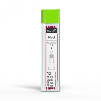 PICA-MARKER Pica Fine-Dry -täytöt punainen - 8 miinaa, 2,8 mm, 125 mm