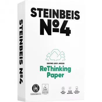 Steinbeis No. 4 kierrätyspaperi A4 80 g/m² 500 arkkia ISO 100