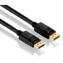 PureLink PureInstall DisplayPort -kaapeli 7,5 m - DisplayPort 1.2 4K 60Hz - kullatut liittimet - musta