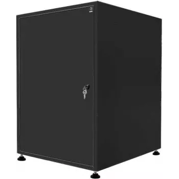 RESISTER 19 tuuman kaappi - tehostettu pölynsuojaus - 15 HE - teräsovi - 600x800 mm - musta (99RRSJ1568BVT)