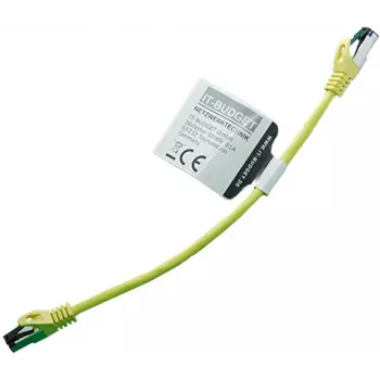 IT-BUDGET Full Copper Premium -verkkokaapeli - Flex AWG 26 - Cat.8.1 - 2000 MHz - halogeeniton - PoE+ - 40 Gbit - keltainen - 0,5 m (90ITBFLEX81PK050Y)