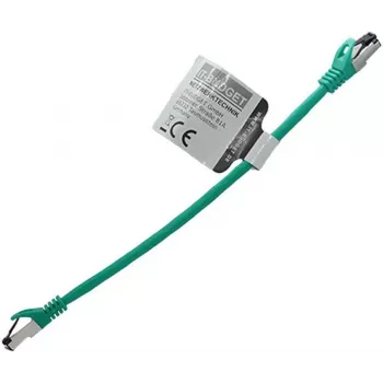 IT-BUDGET Full Copper Premium -verkkokaapeli - Flex AWG 26 - Cat.8.1 - 2000 MHz - halogeeniton - PoE+ - 40 Gbit - vihreä - 0,5 m (90ITBFLEX81PK050GR)